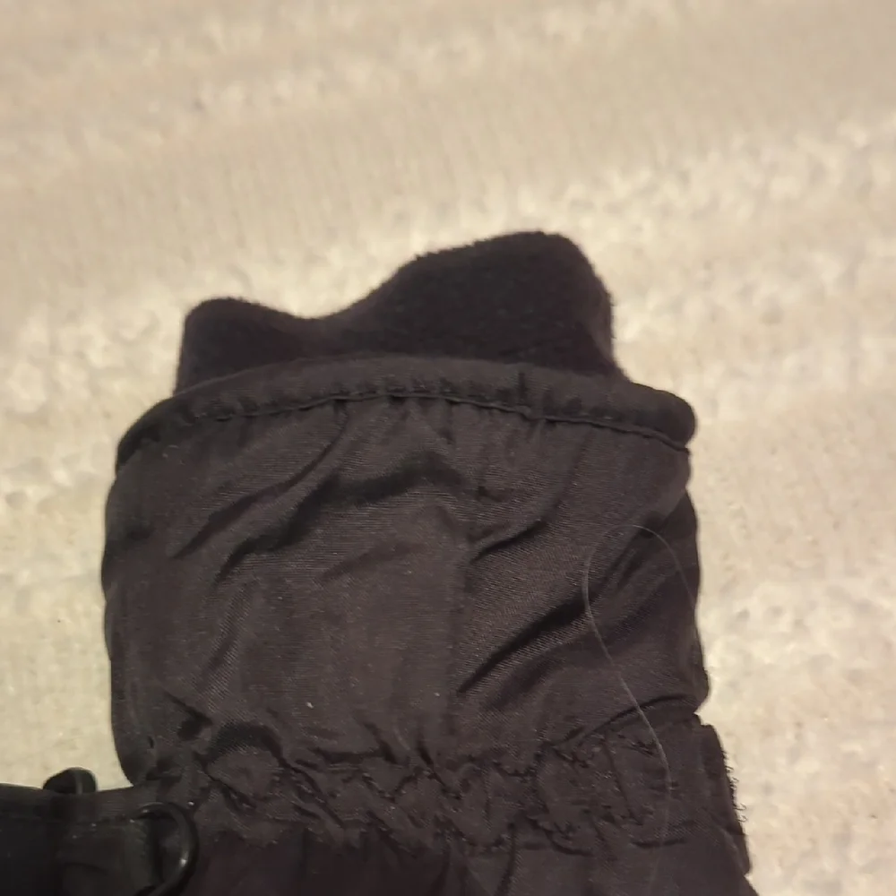 2 Sets Of Small Snow Gloves, 1 Black & Gray Winter, 1 Al